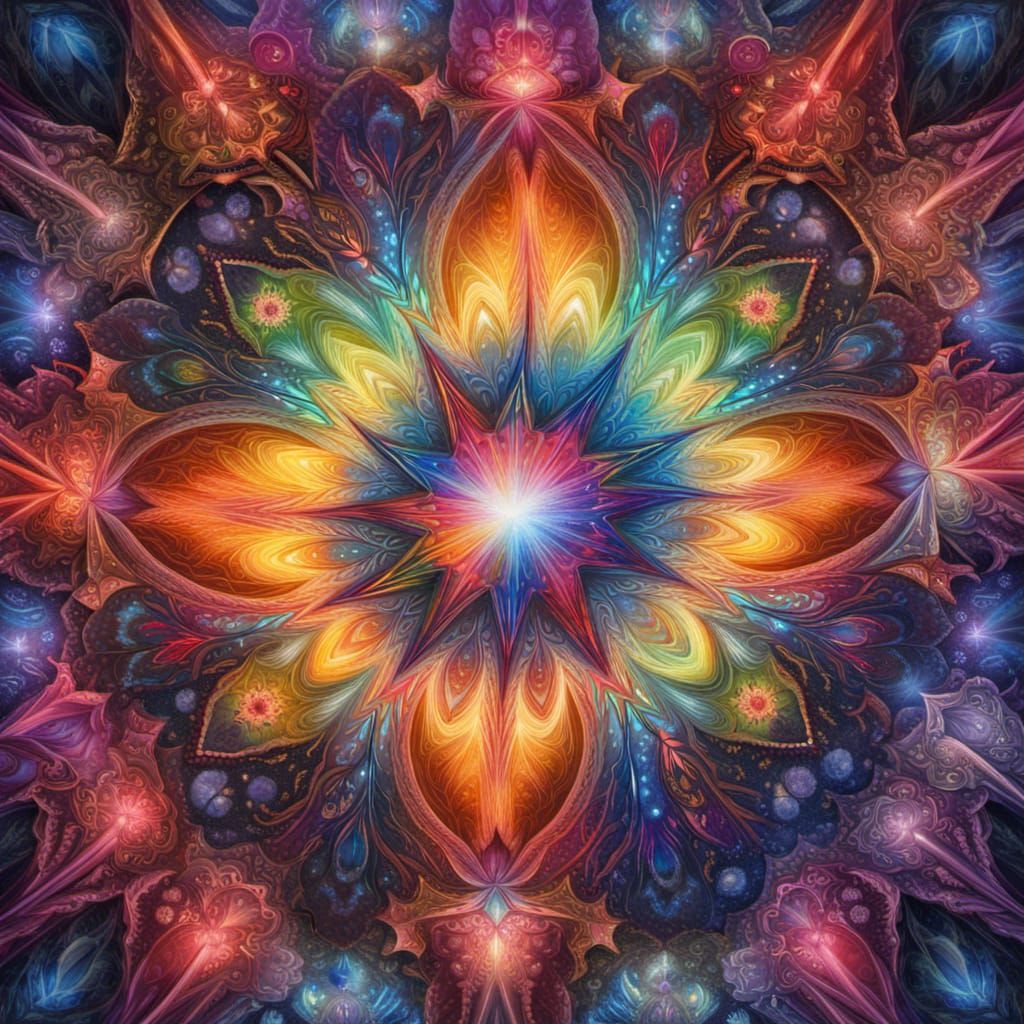 kaleidoscope of star prism galaxy - AI Generated Artwork - NightCafe ...