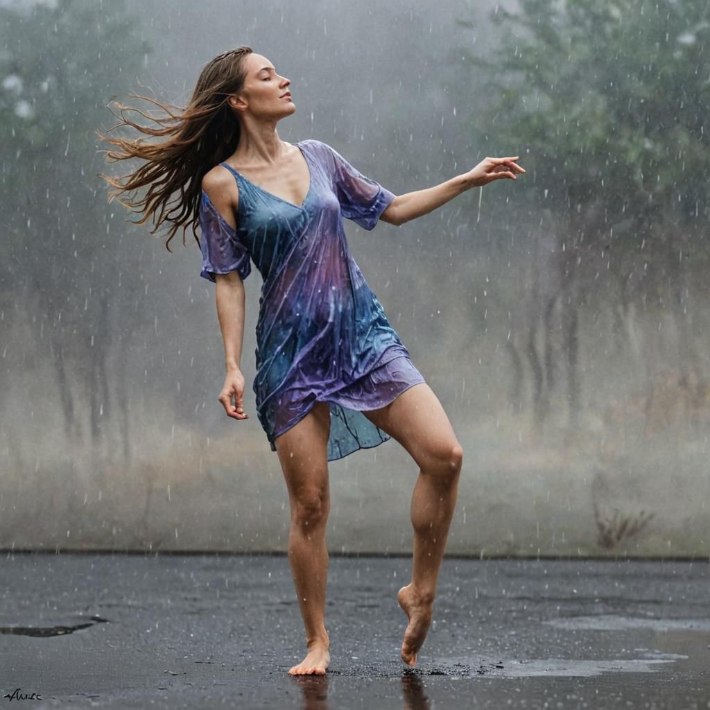 Dancing in the rain