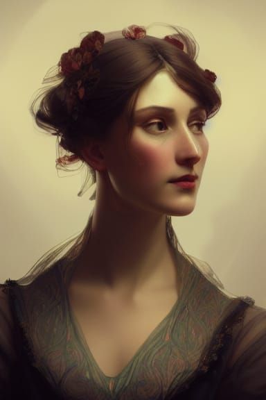 victorian woman - AI Generated Artwork - NightCafe Creator