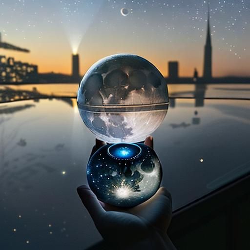 Instead of holding the moon, what about holding a planetariu...