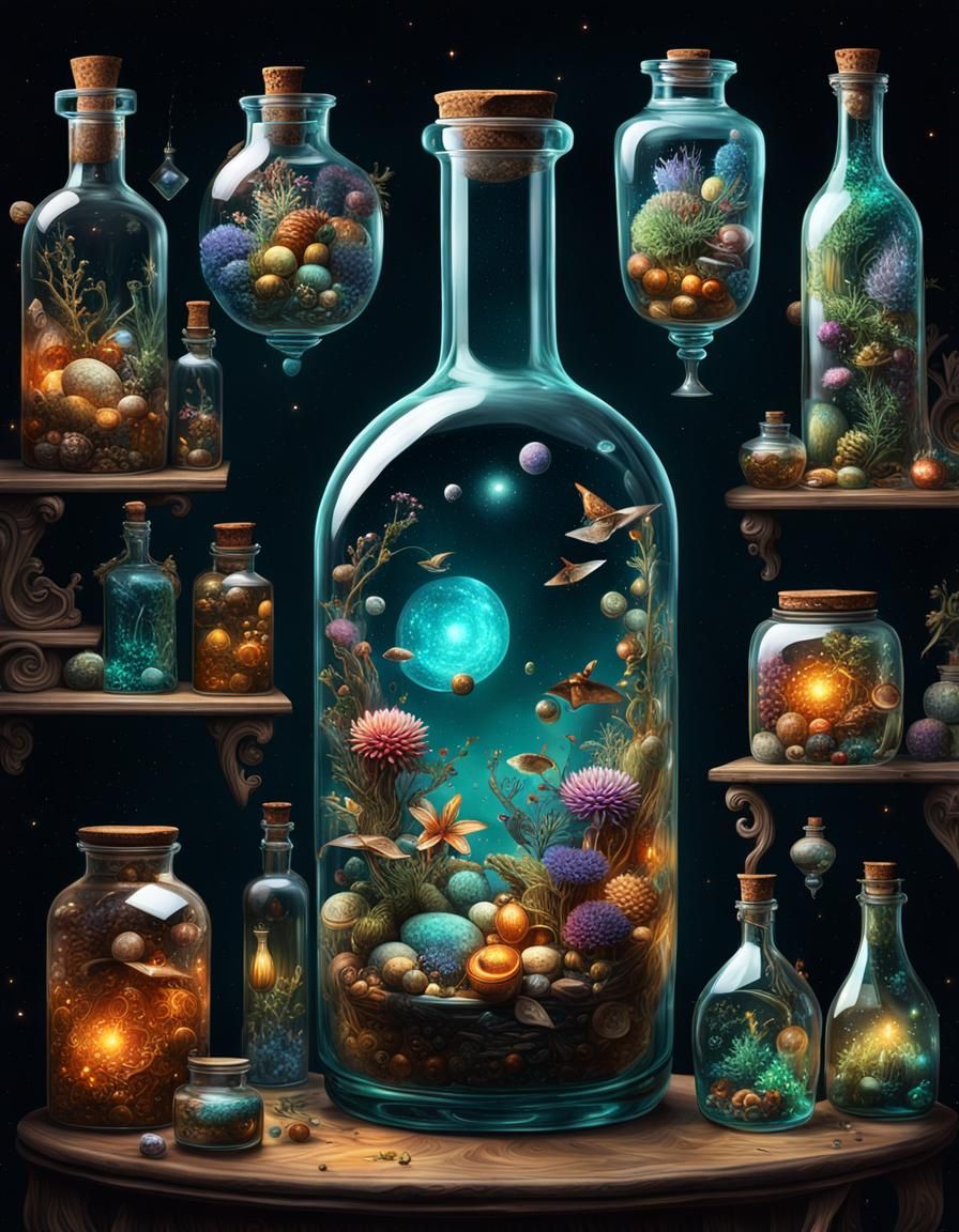 Bottling Magic Moments   by @Rose