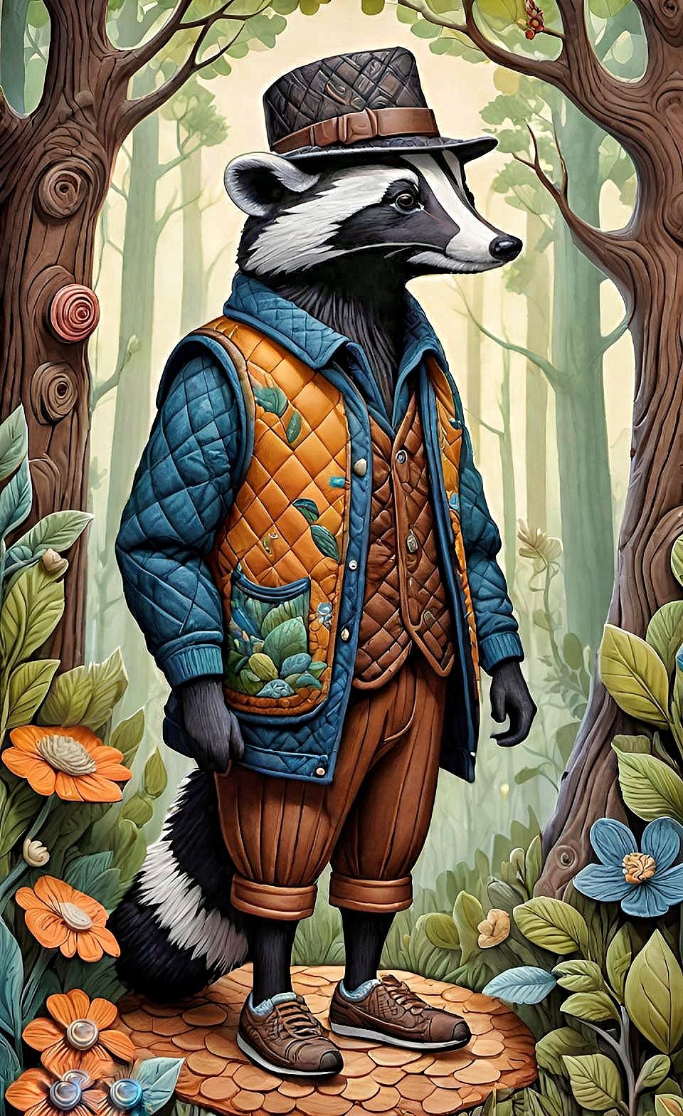 Today, Billy Badger Went For a Walk