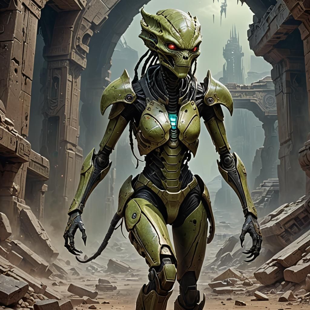 "Zhra'gha" was a name whispered in fear across the galaxy, a...