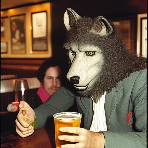 The Werewolf - Forever Alone Series - AI Generated Artwork - NightCafe ...