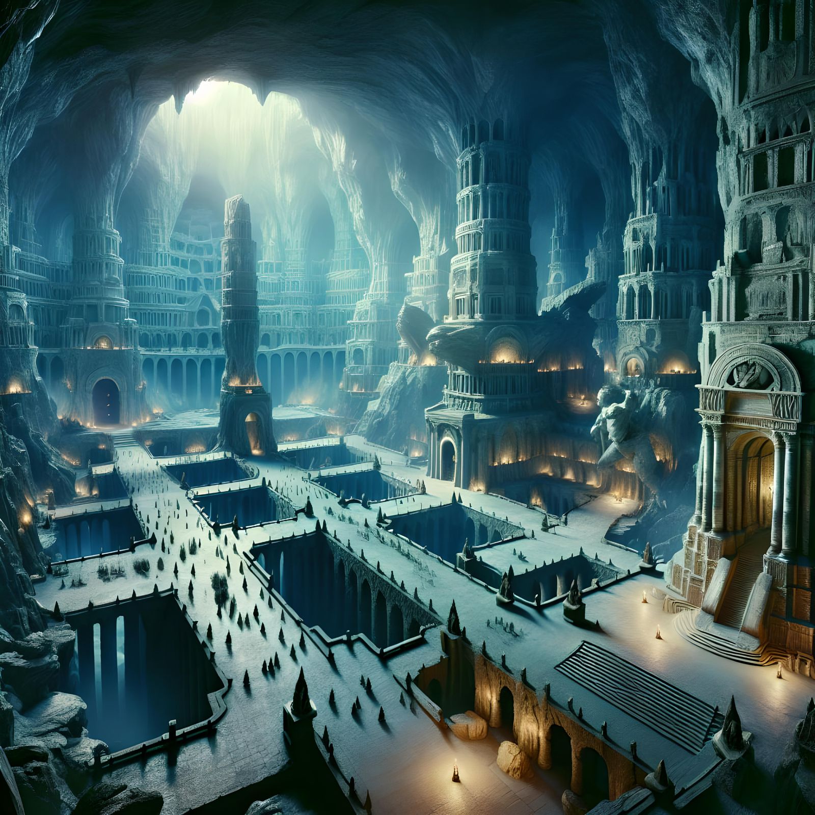 Mines of Moria, in the tradition of Tolkien