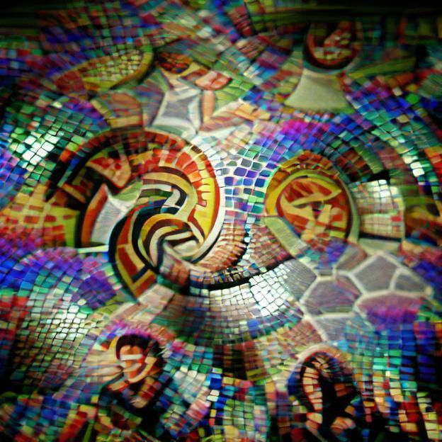 Psychedelic mosaic time warp