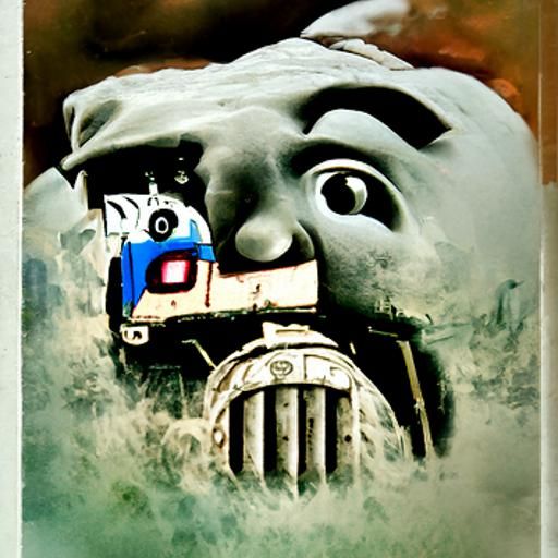 Thomas The Tank Engine - Ai Generated Artwork - Nightcafe Creator