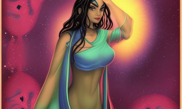 magical, mystical female jinn