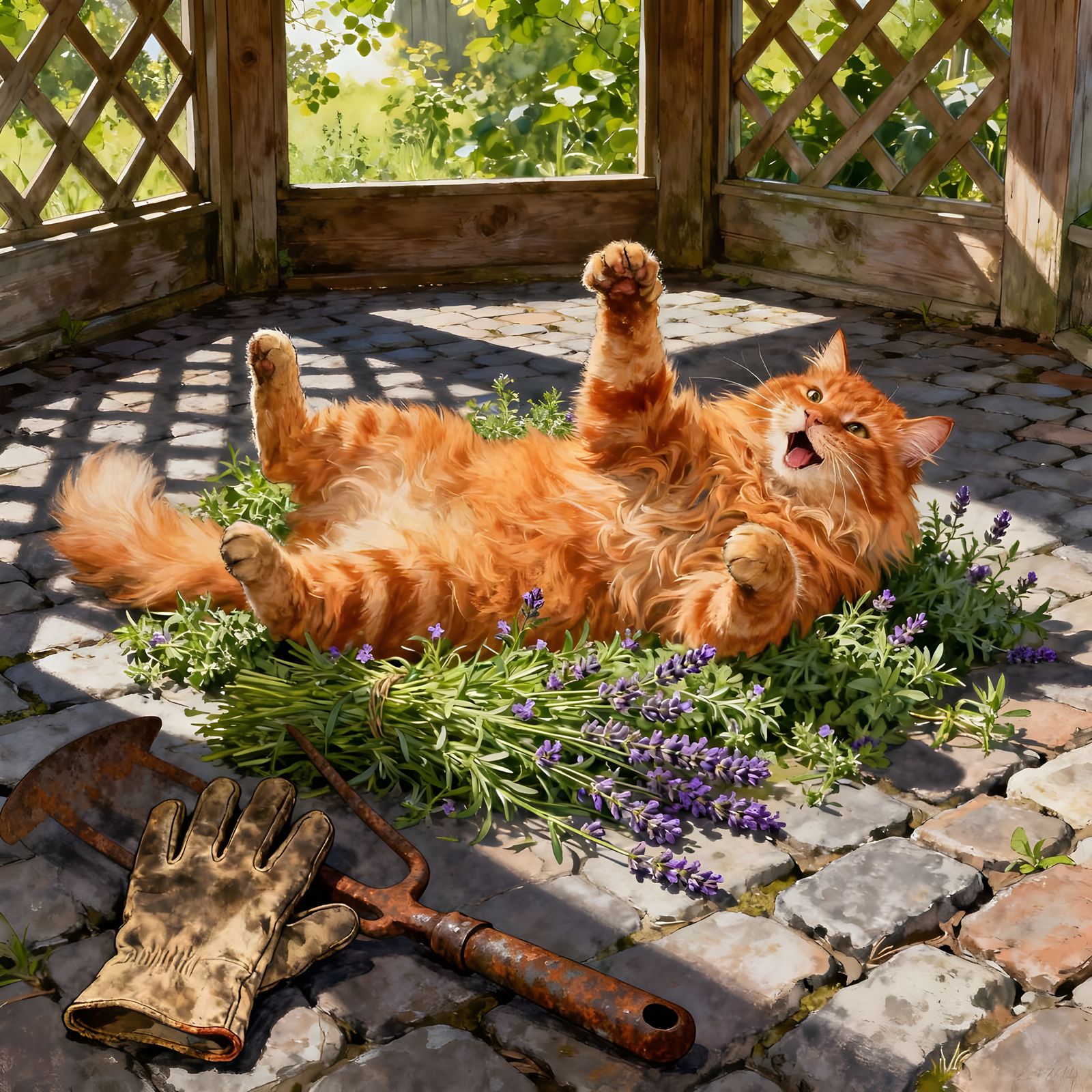 Yaymeow! Catnip  by @Tiny Pearl Cat