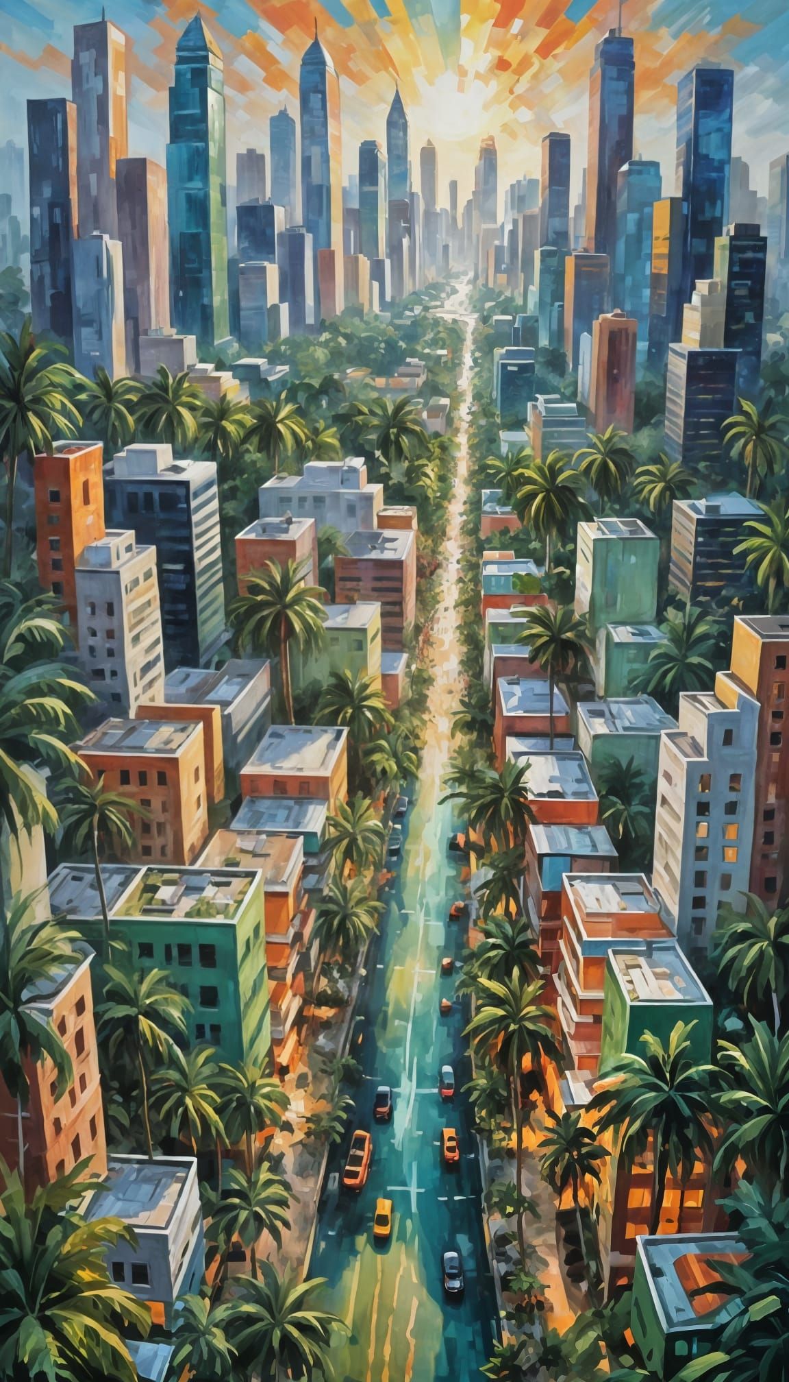 Tropical Cityscape