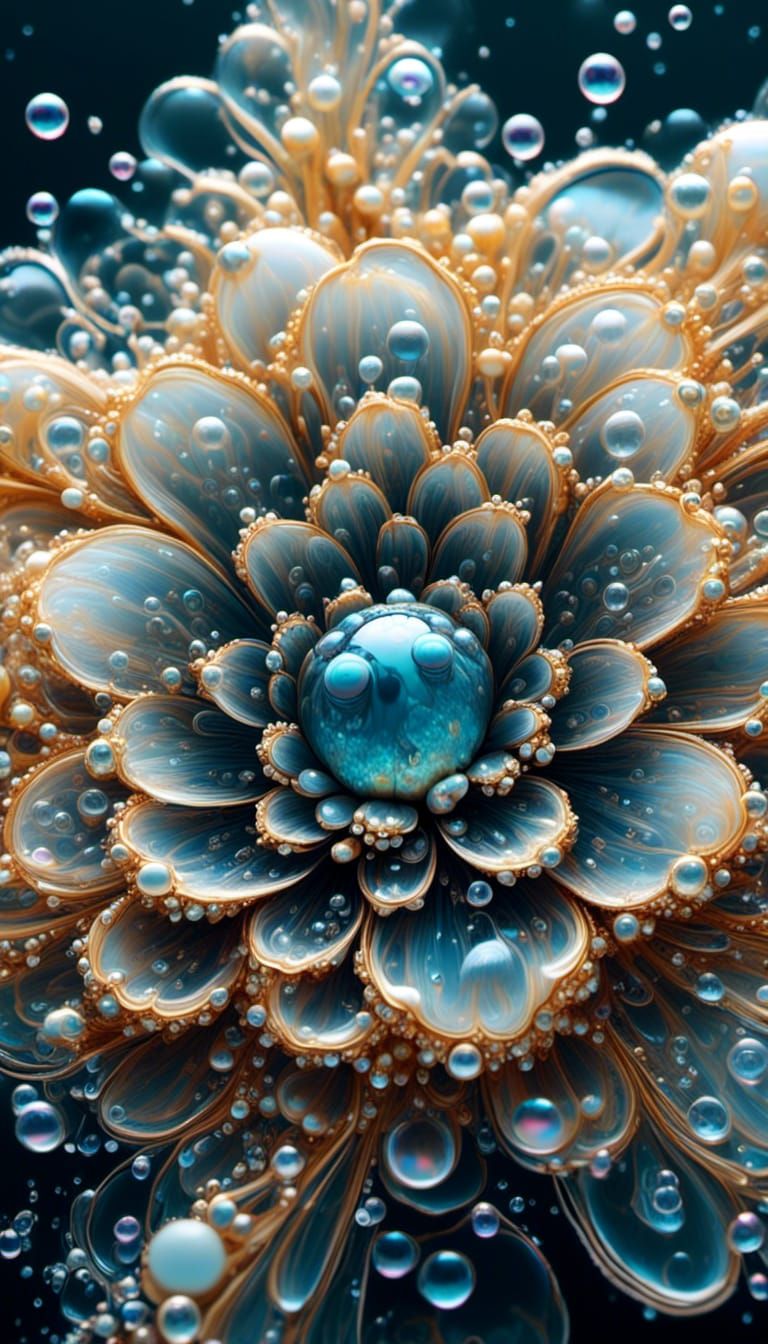 Brilliant bubble flower