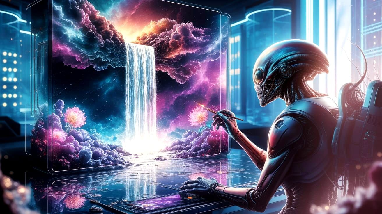 Alien World  by @ImagoFlying