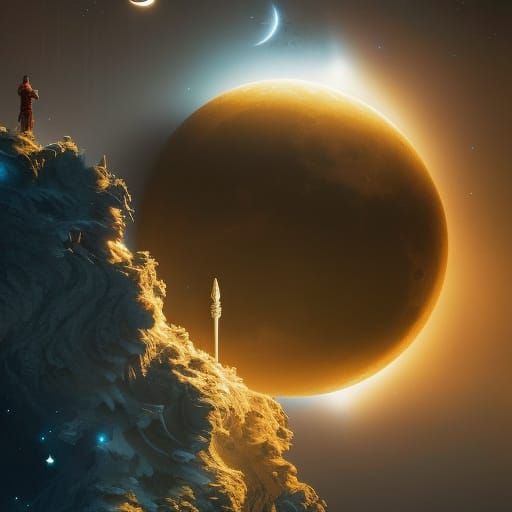 Crescent Line Eclipse