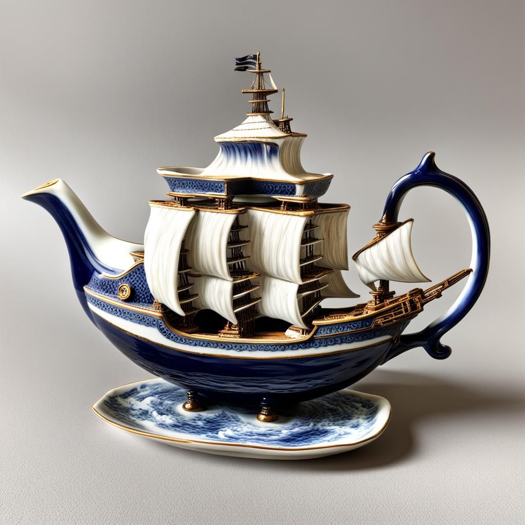 Galleon Teapot  by @Sullivan-Shaw
