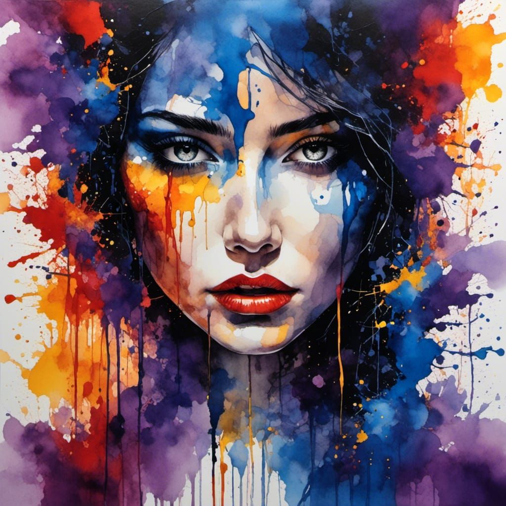 <lora:InkSplashStyle:1.0> 