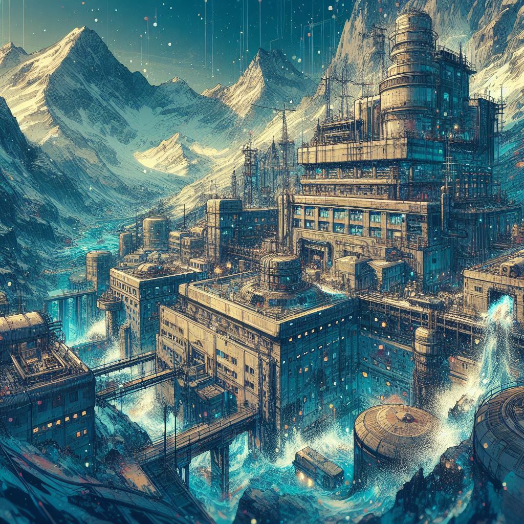 Cyberpunk mountain bunker 67-70