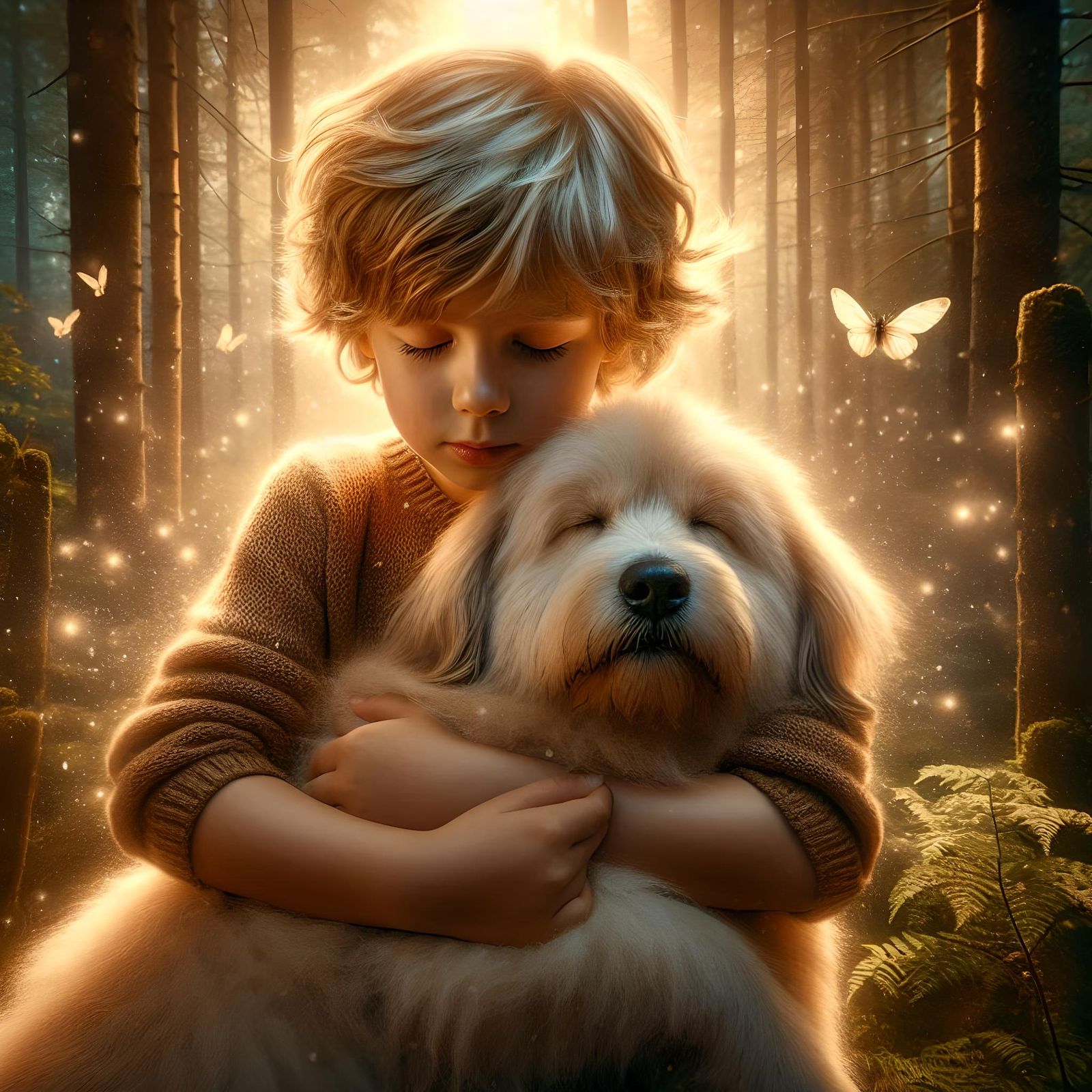 No child should live without a dog  by @Lim
