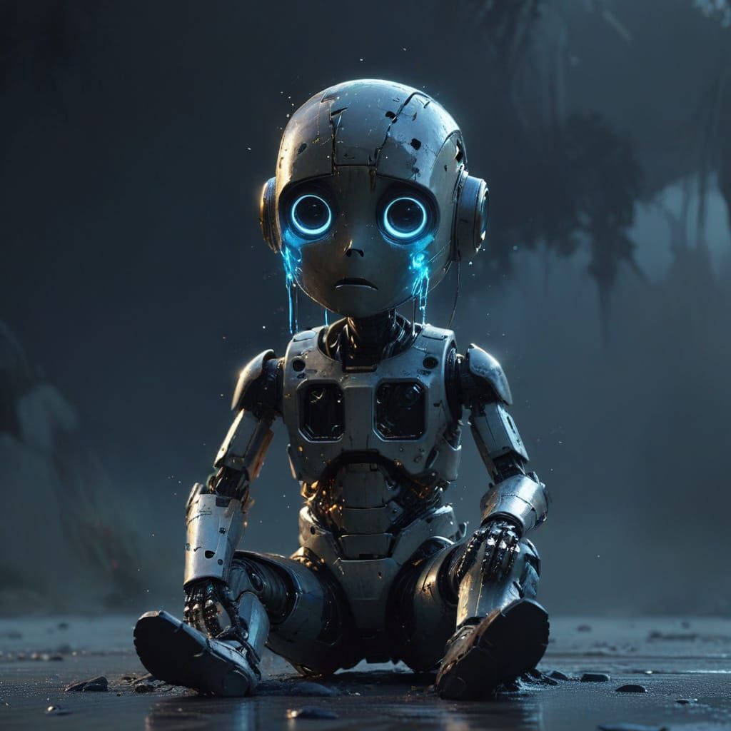 Sad robot