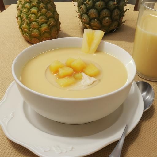 pineapple soup - AI Generated Artwork - NightCafe Creator