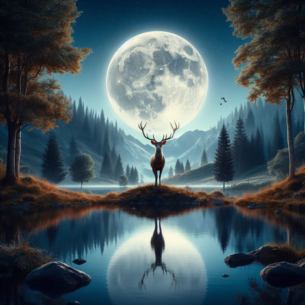 Full moon  by @Jelena