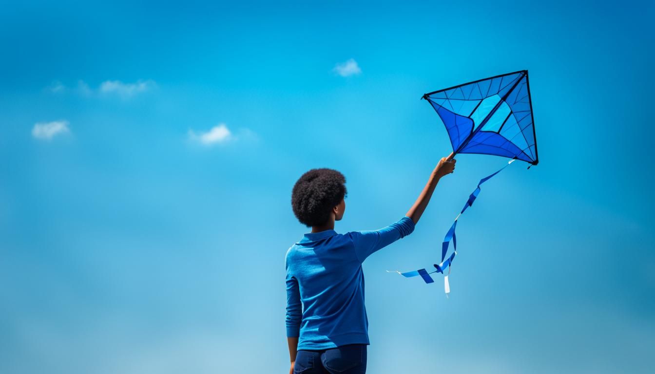 The BLUE kite