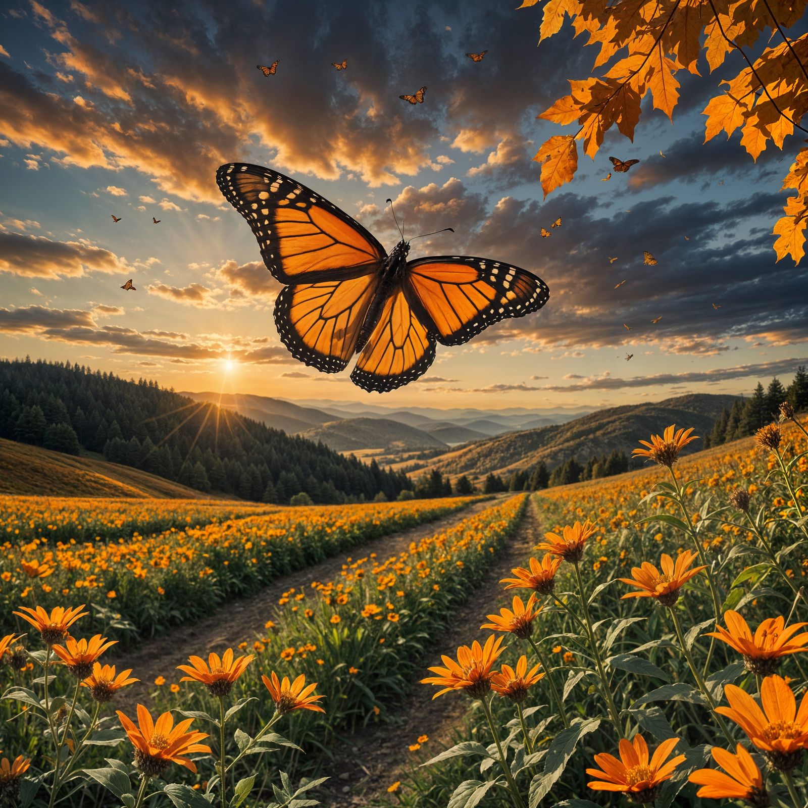 The monarchs final flight   by @Elkiedoos 