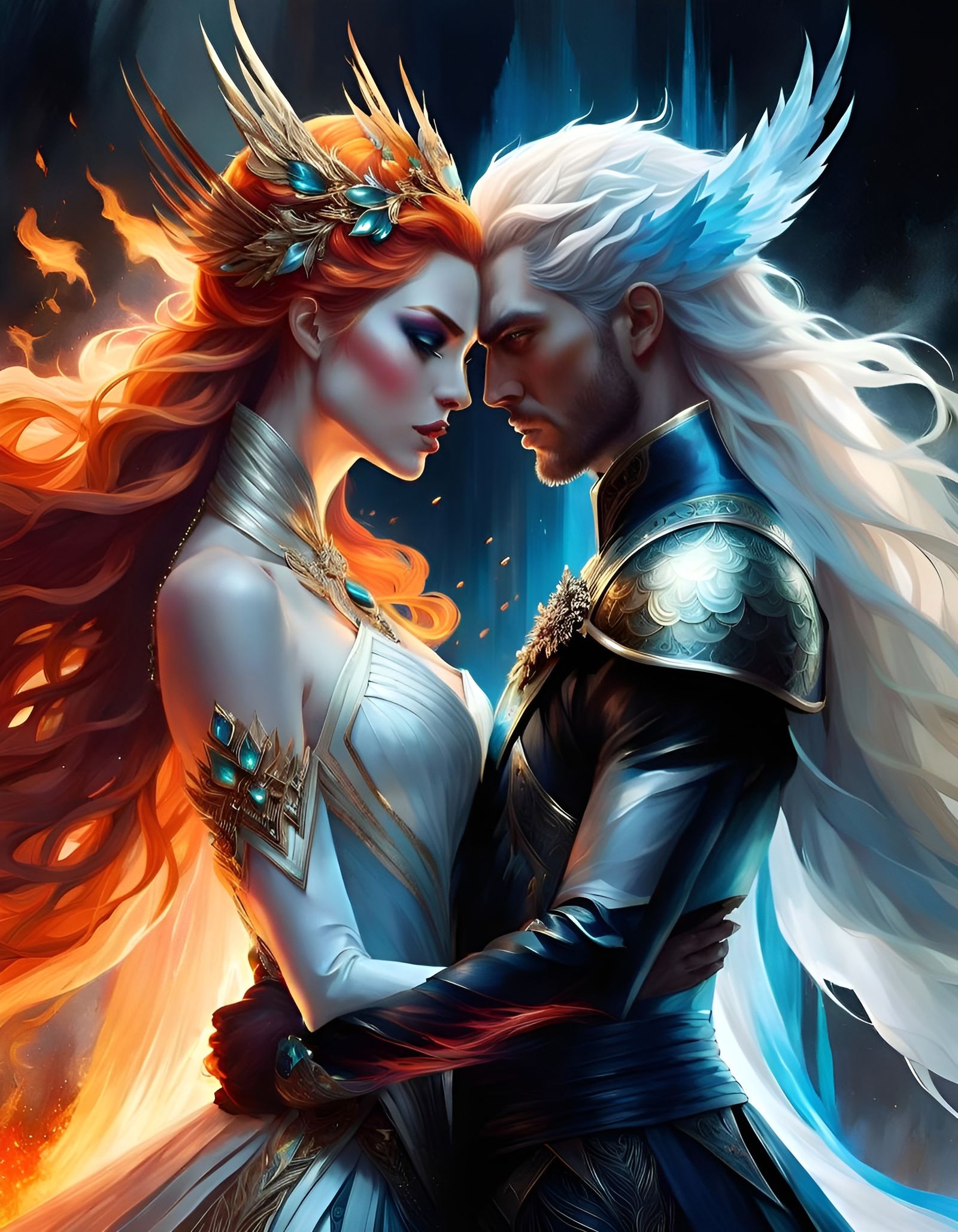 Opposites Attract   by @humor-me