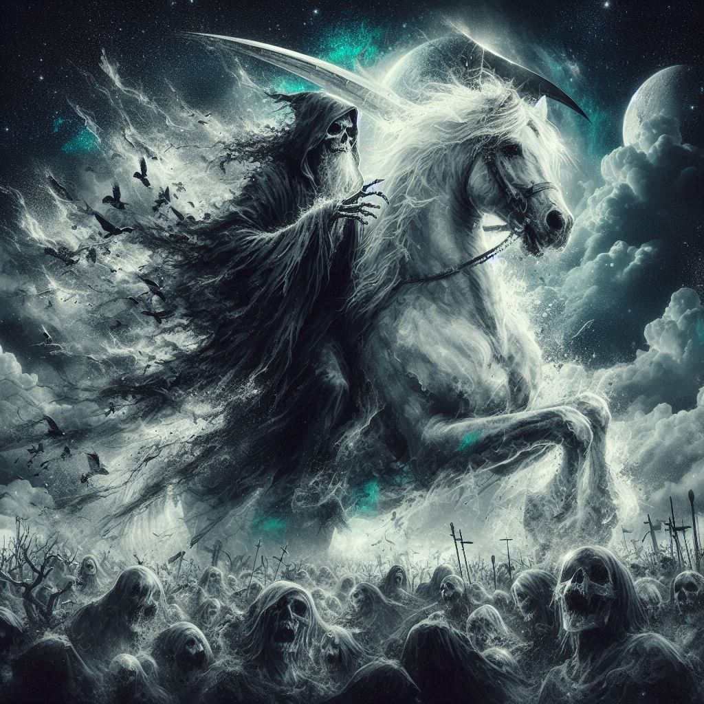 When Death rides through the battle fields