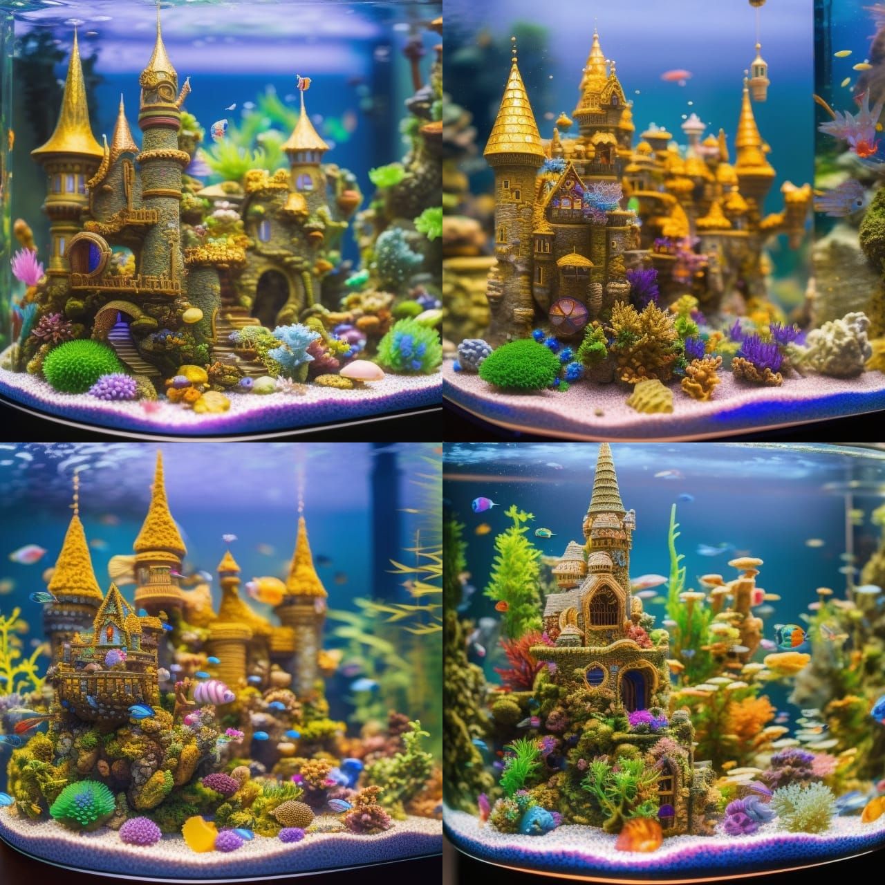 The Tower - Aquatic Fish Tank Decoration