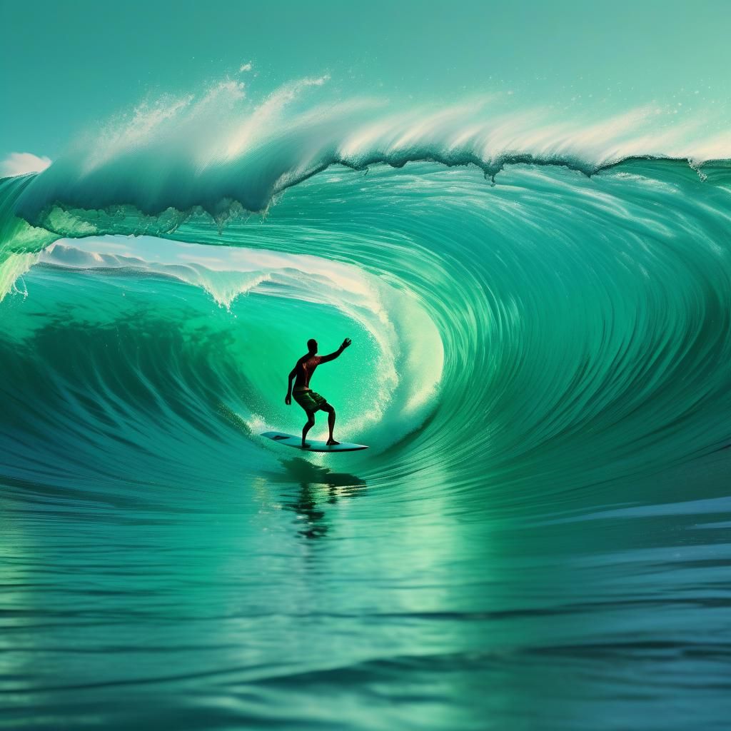 Northern lights .. wave💃🏻 