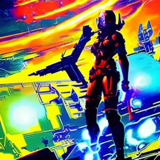 futuristic war