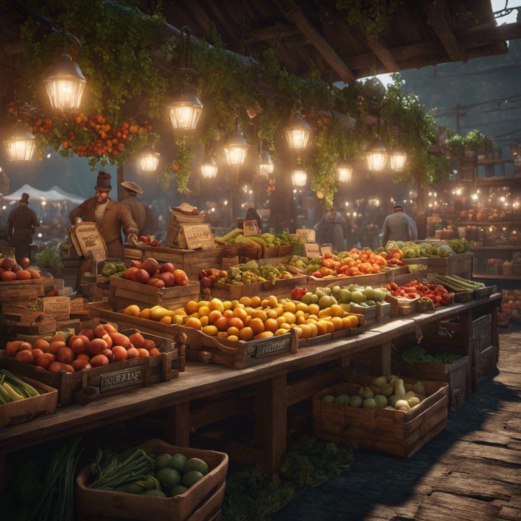 Old time farmers market  by @Eto Demerzel