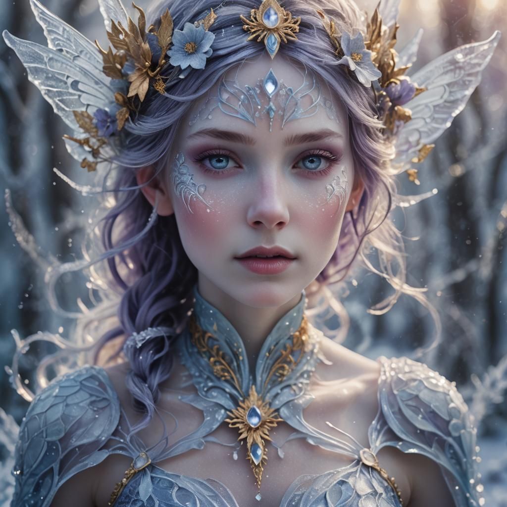 Ice fairy  by @Tarotcat