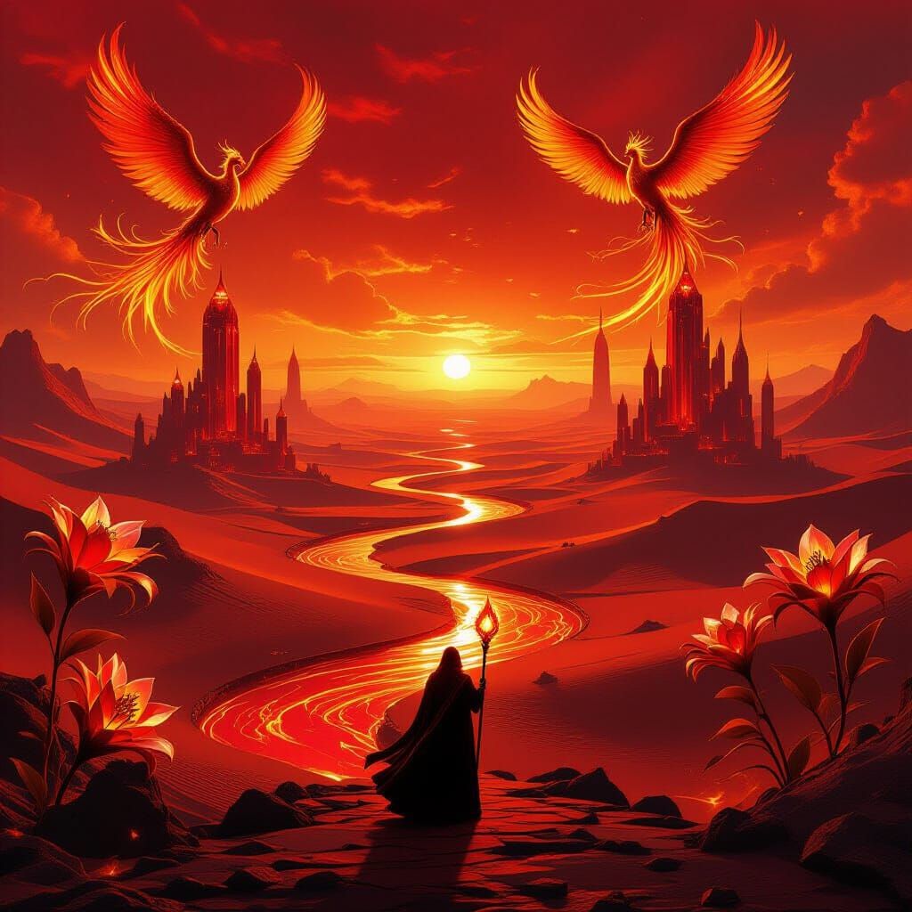 Fire Red - Daily Challenge #1037  by @BillyD