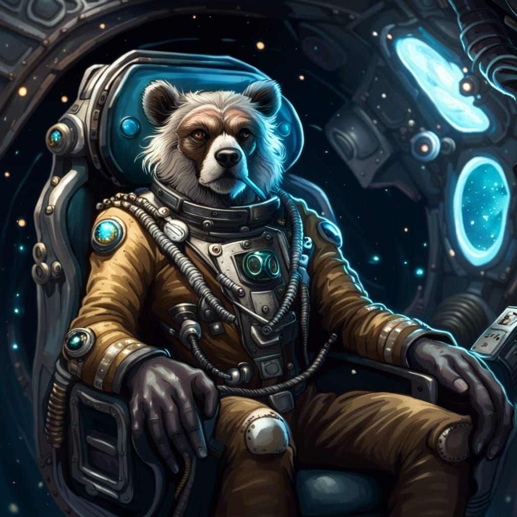 A grizzled space captain