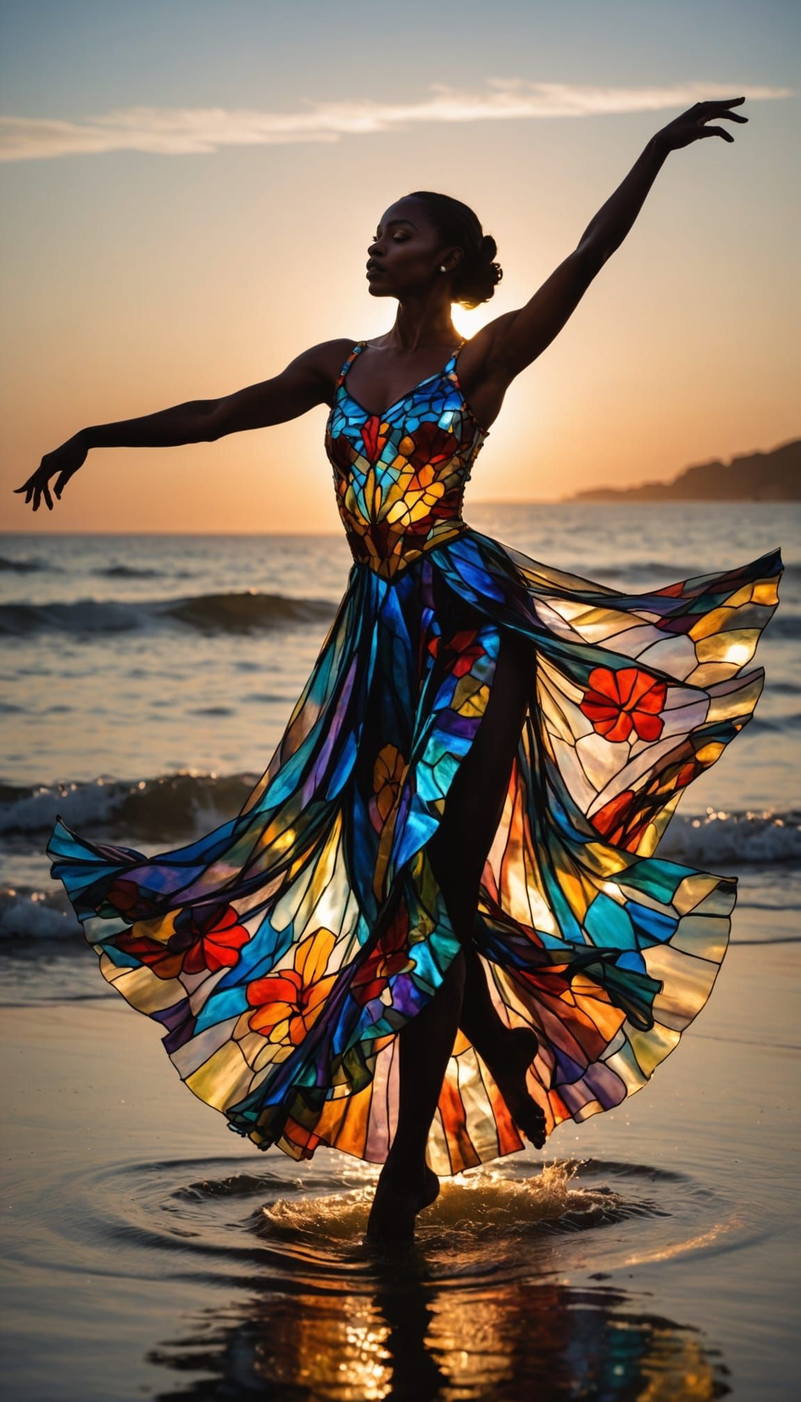 Stained Glass Dress  by @Zepp