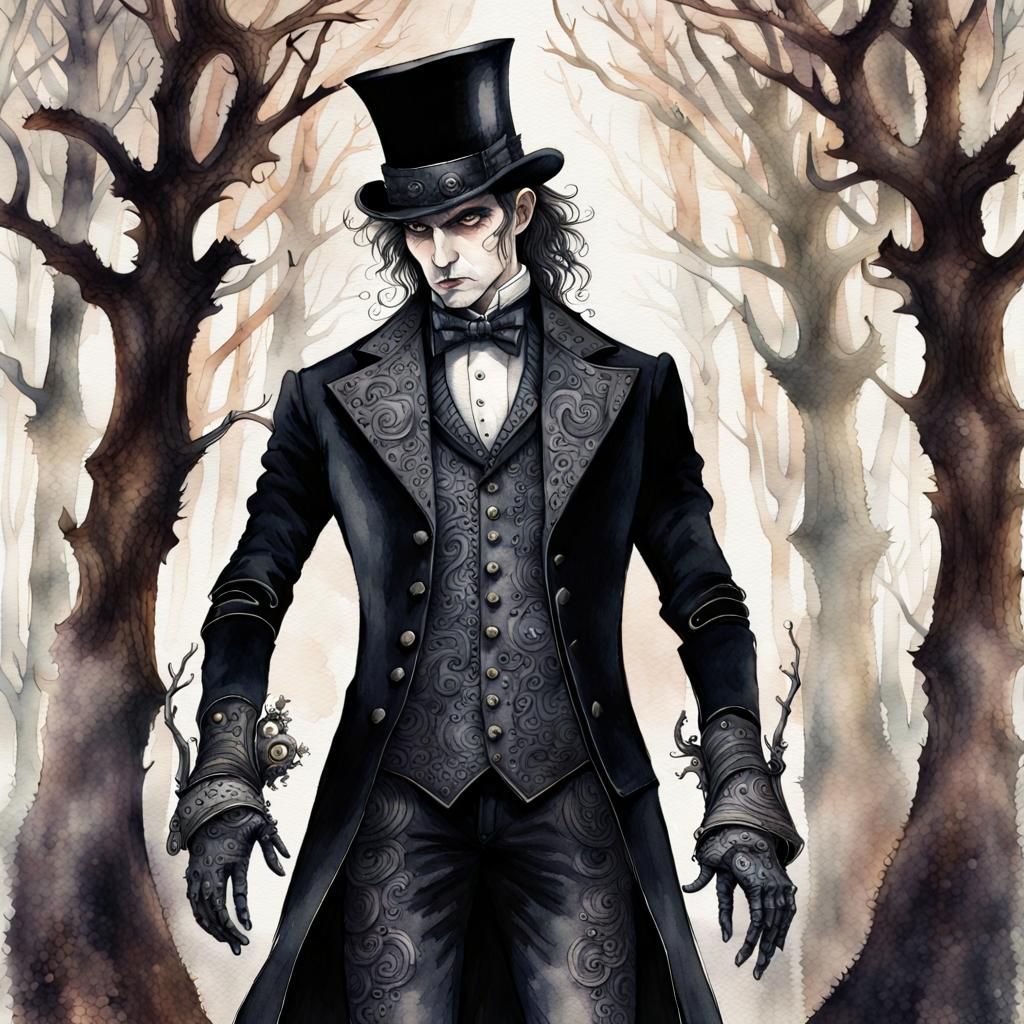 Gothic Gentleman - AI Generated Artwork - NightCafe Creator