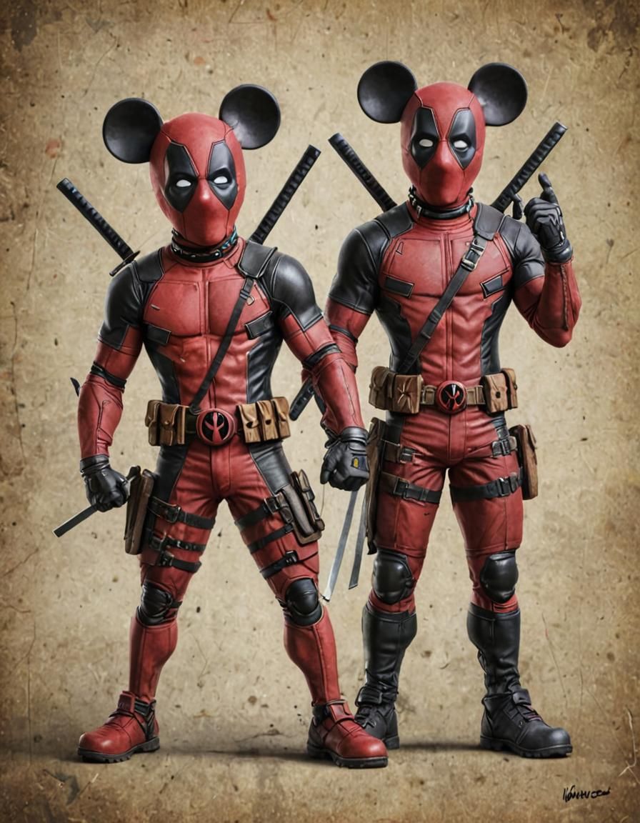 Deadpool Mickey - AI Generated Artwork - NightCafe Creator