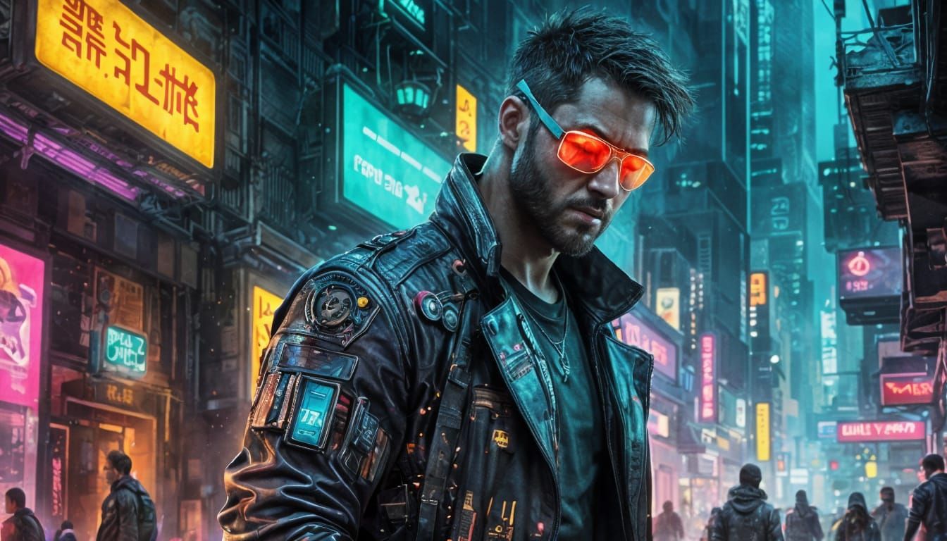 Cyberpunk streetwear  by @MacMikkola