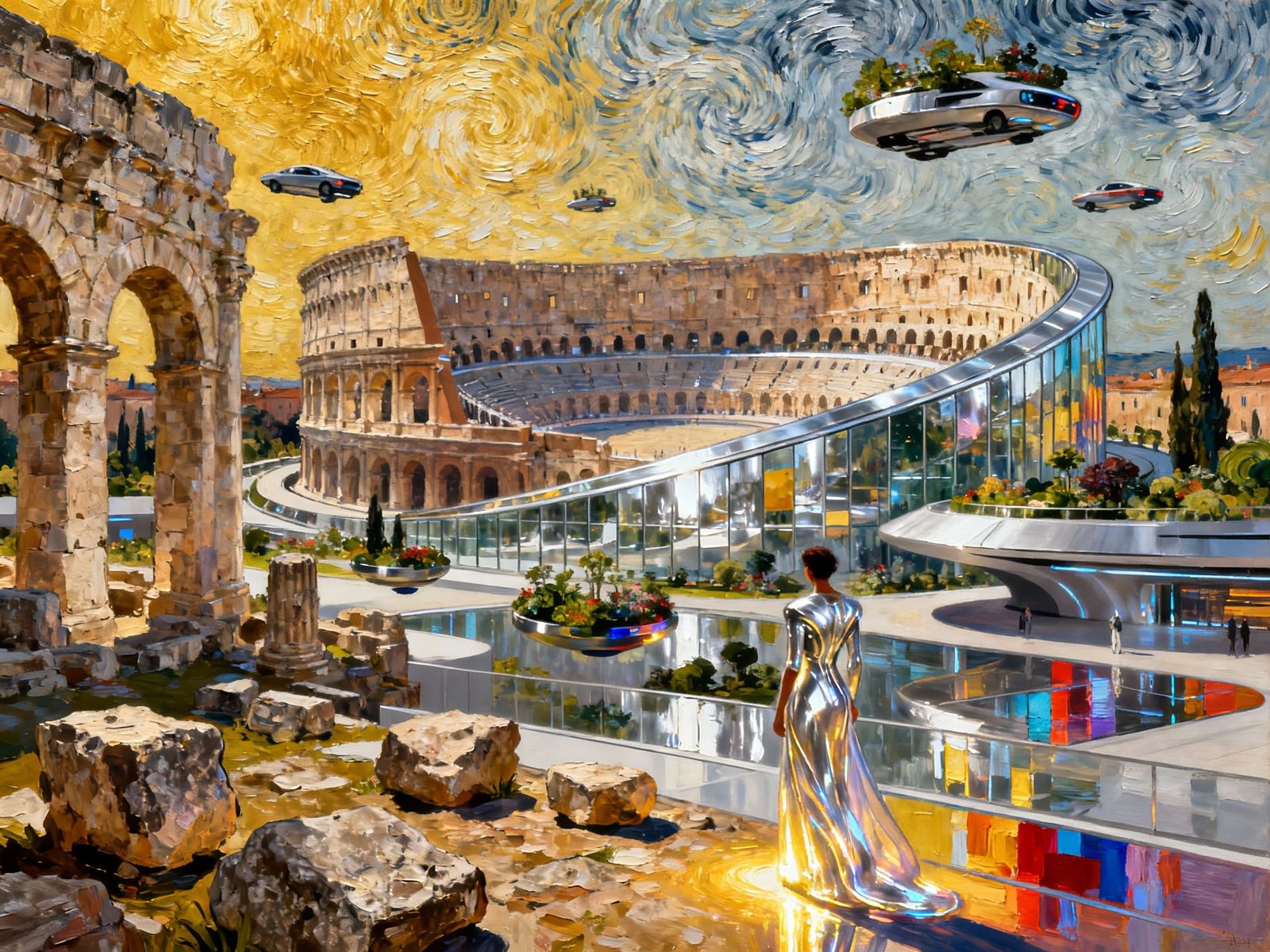  Futuristic Rome  by @photon