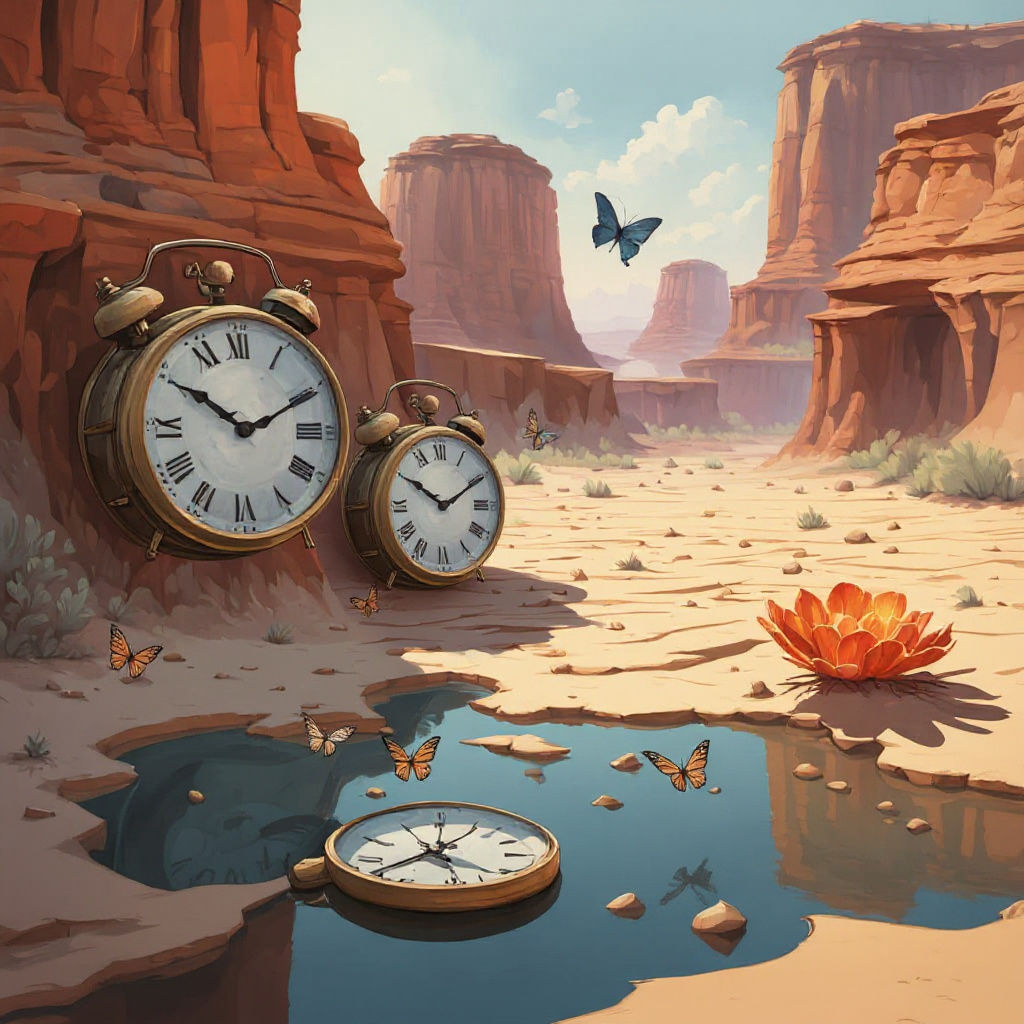 Oasis of forgotten hours