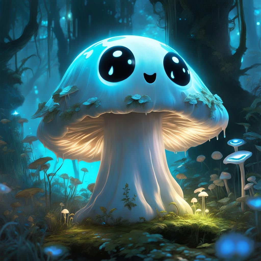 Adorable mushroom ✨!!  by @VERI ART