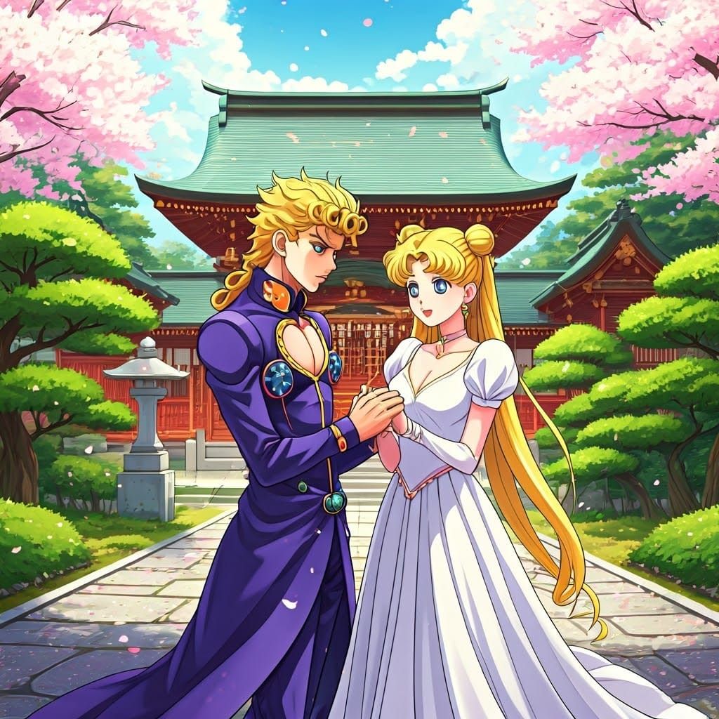 Giorno + Sailor Moon = True Love - Surreal Union of Anime He...