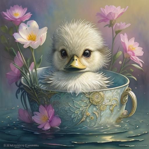 A lovely cup of duck... 💕