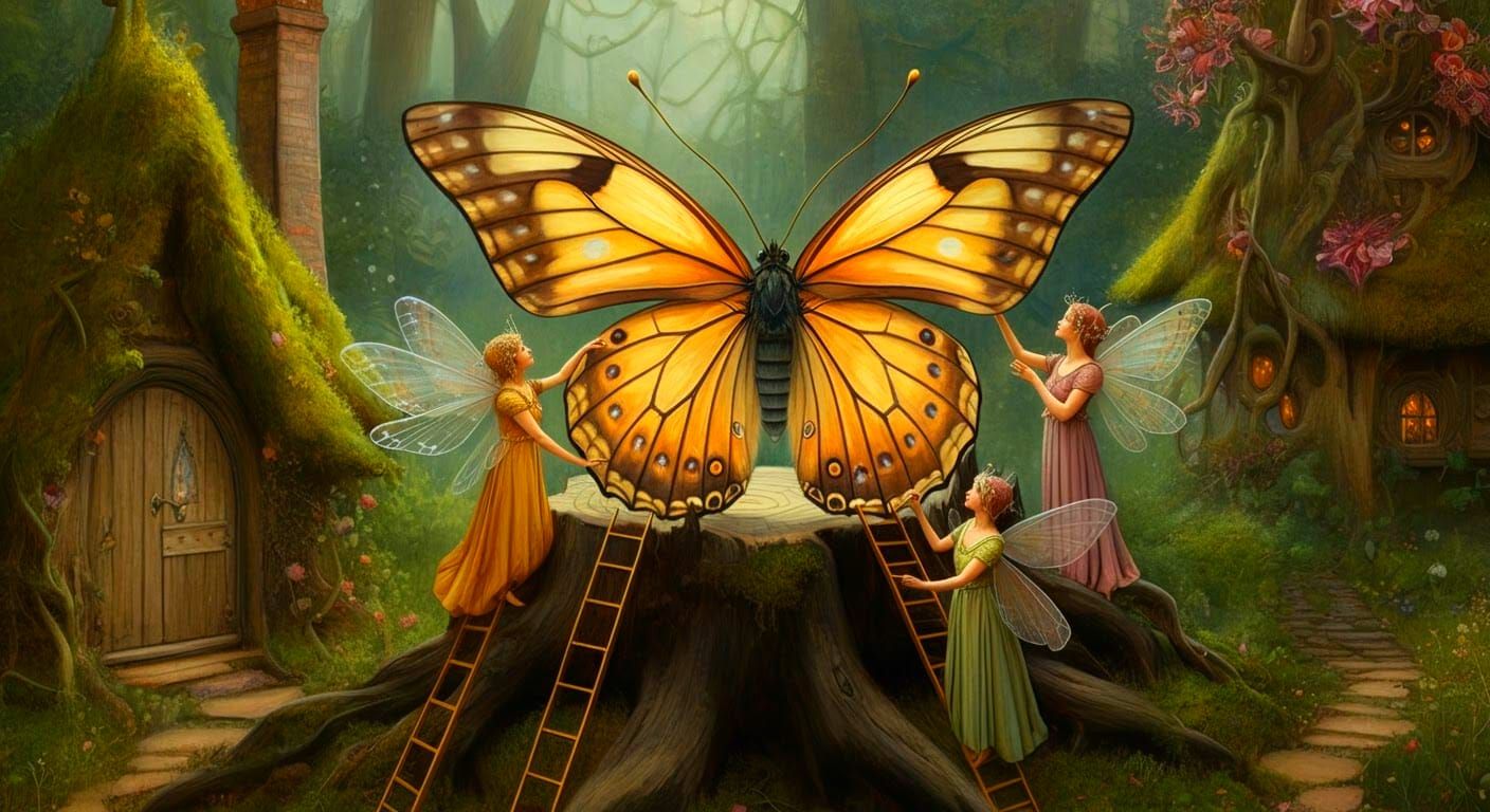 Woodland fairies at work! Unconventional Jobs Daily Challenge #692: Sep 3, 2024  by @NorthWind