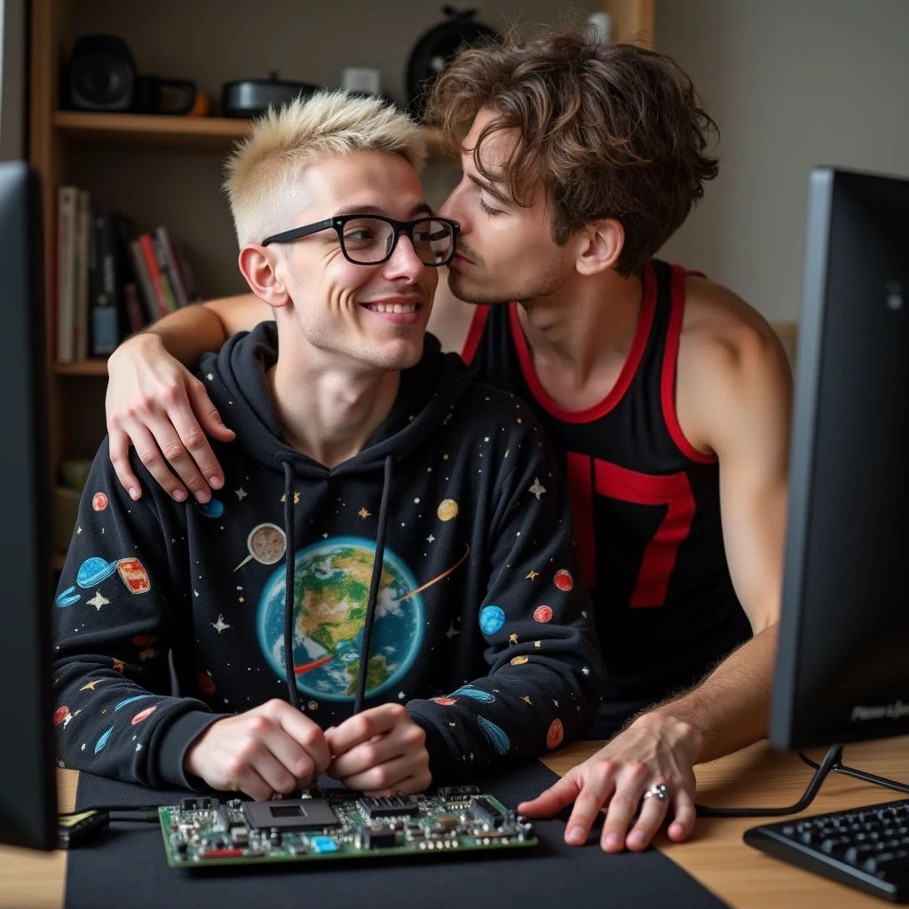 Nerdy Guy And His Boyfriend
