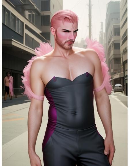 DreamShaper v8 in the style of pink and glitter product photography