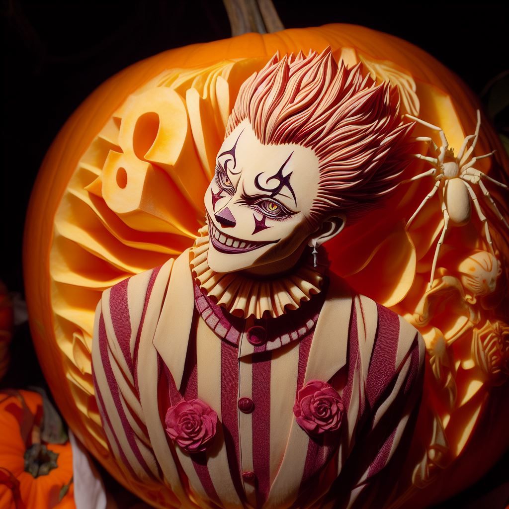 Pumpkin Carved Hisoka Alternative