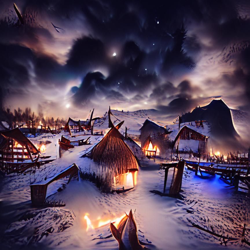 Winter Viking Village