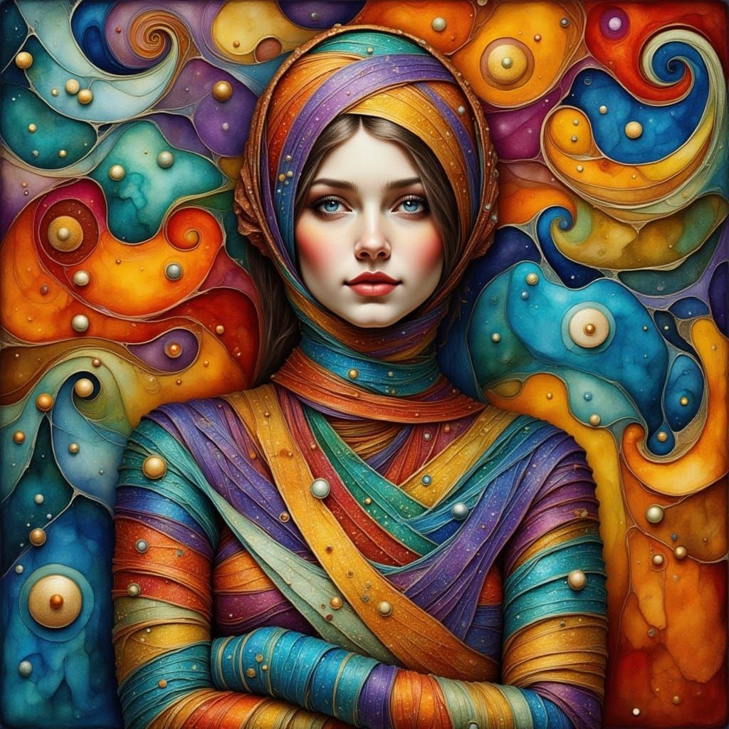 A Beautiful Mummy Model